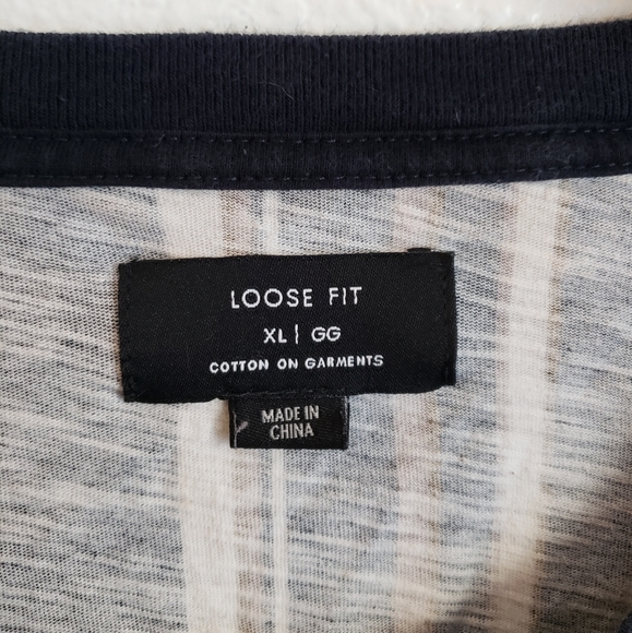 Asos Cotton On Mens Striped Brooklyn New York XL Street Wear - Picture 3 of 4